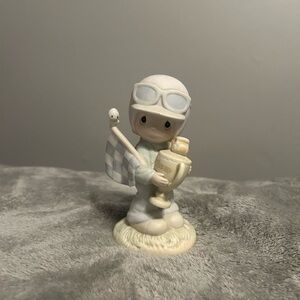 My Precious Moments: Racecar Driver 
Porcelain antique figurine